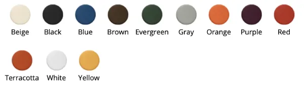 Paleta cu 12 culori disponibile